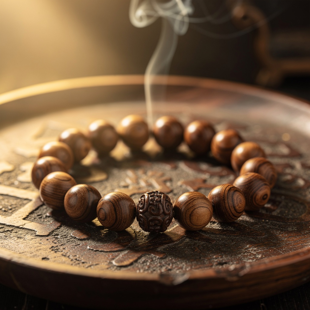 Vòng Trầm hương tròn co-dien